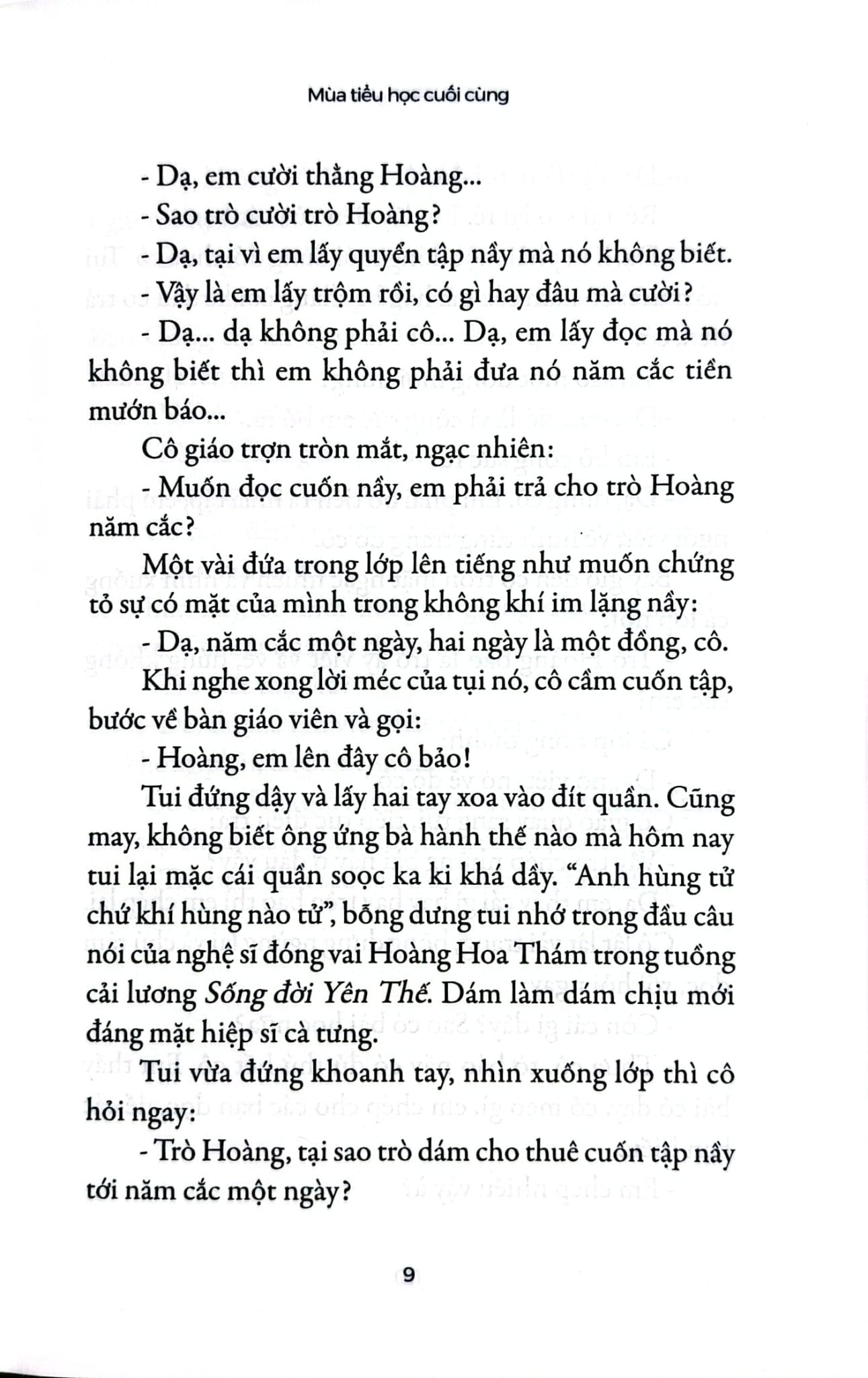 Mùa Tiểu Học Cuối Cùng - Lê Văn Nghĩa