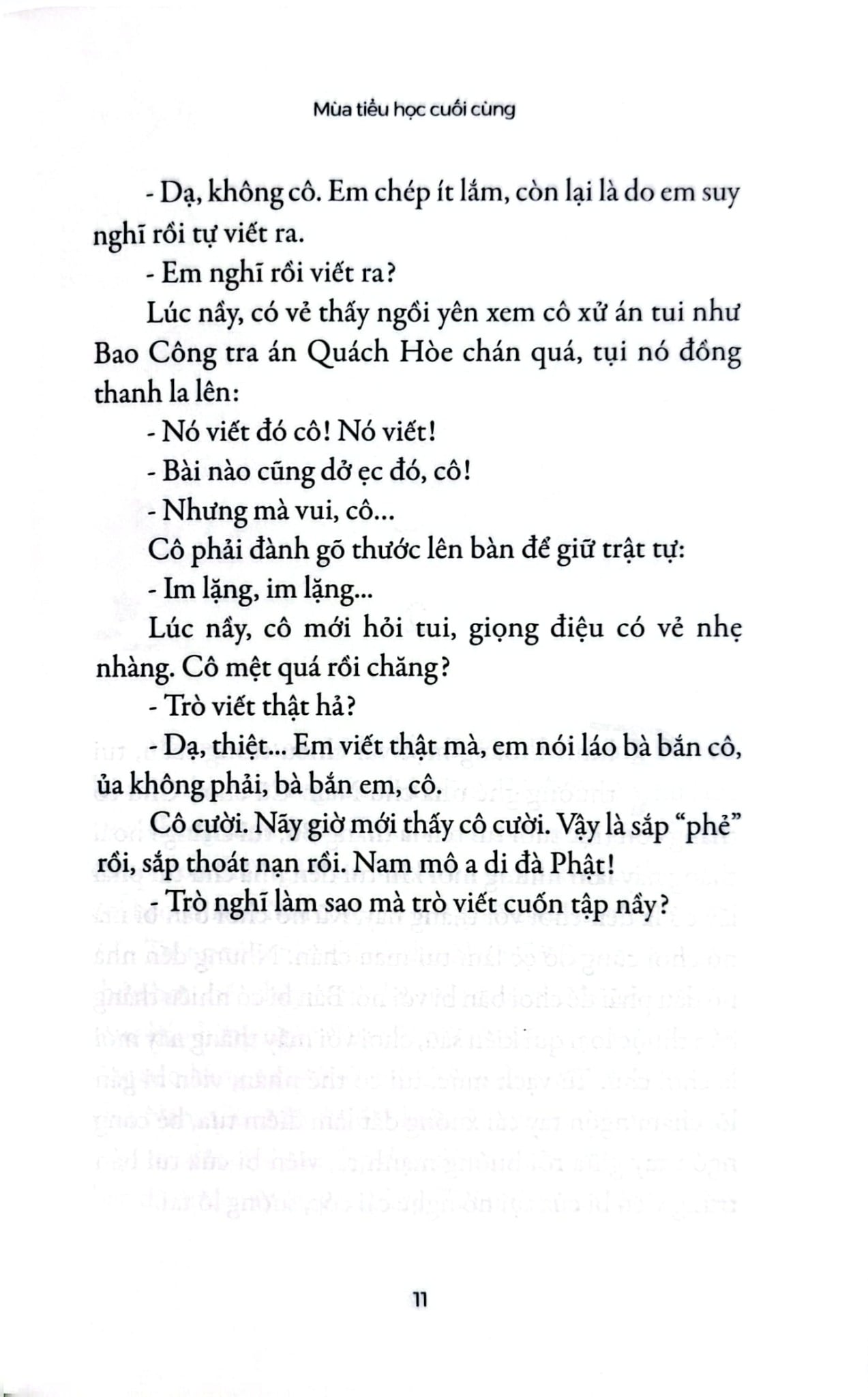 Mùa Tiểu Học Cuối Cùng - Lê Văn Nghĩa