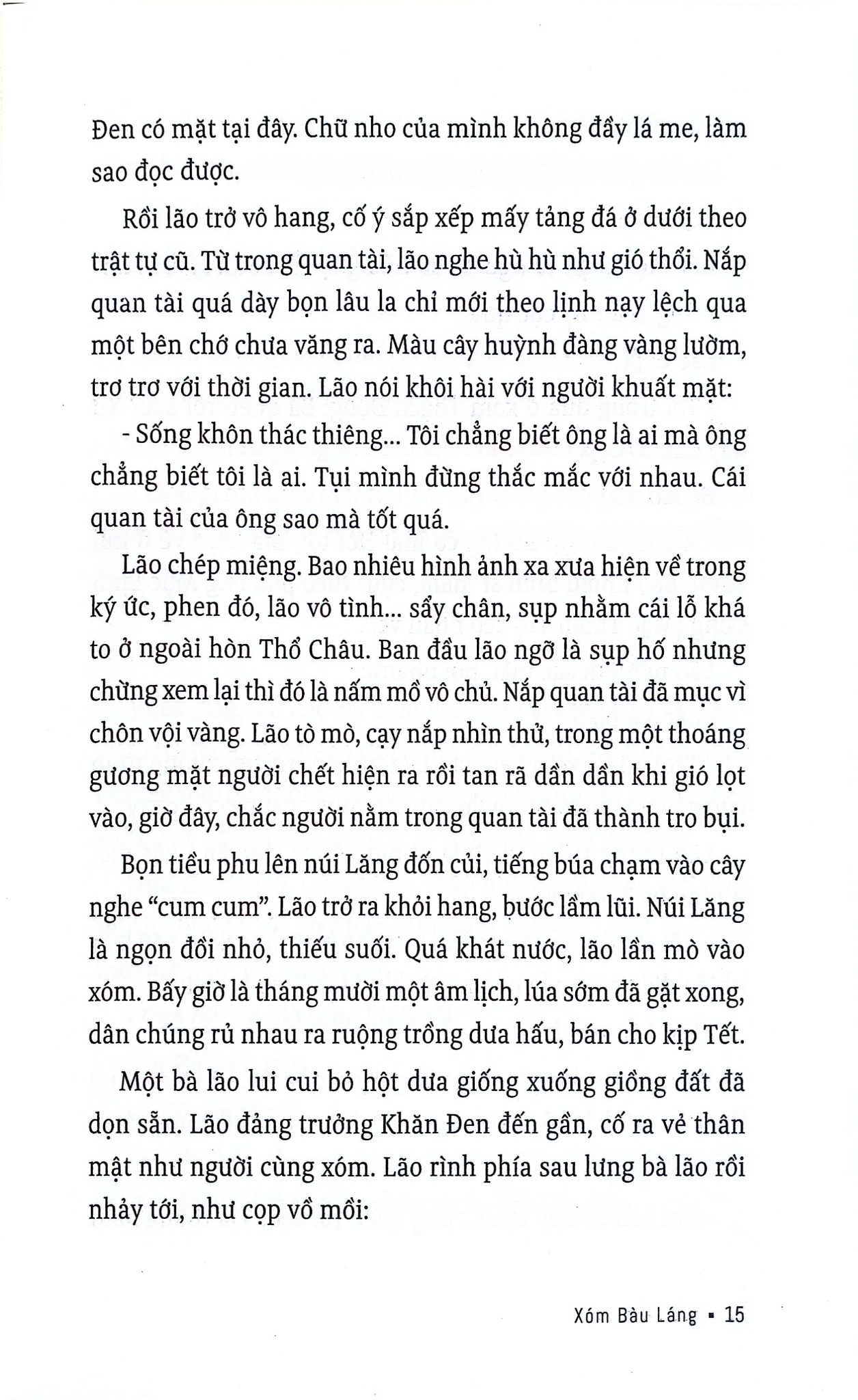 Xóm Bàu Láng - Sơn Nam