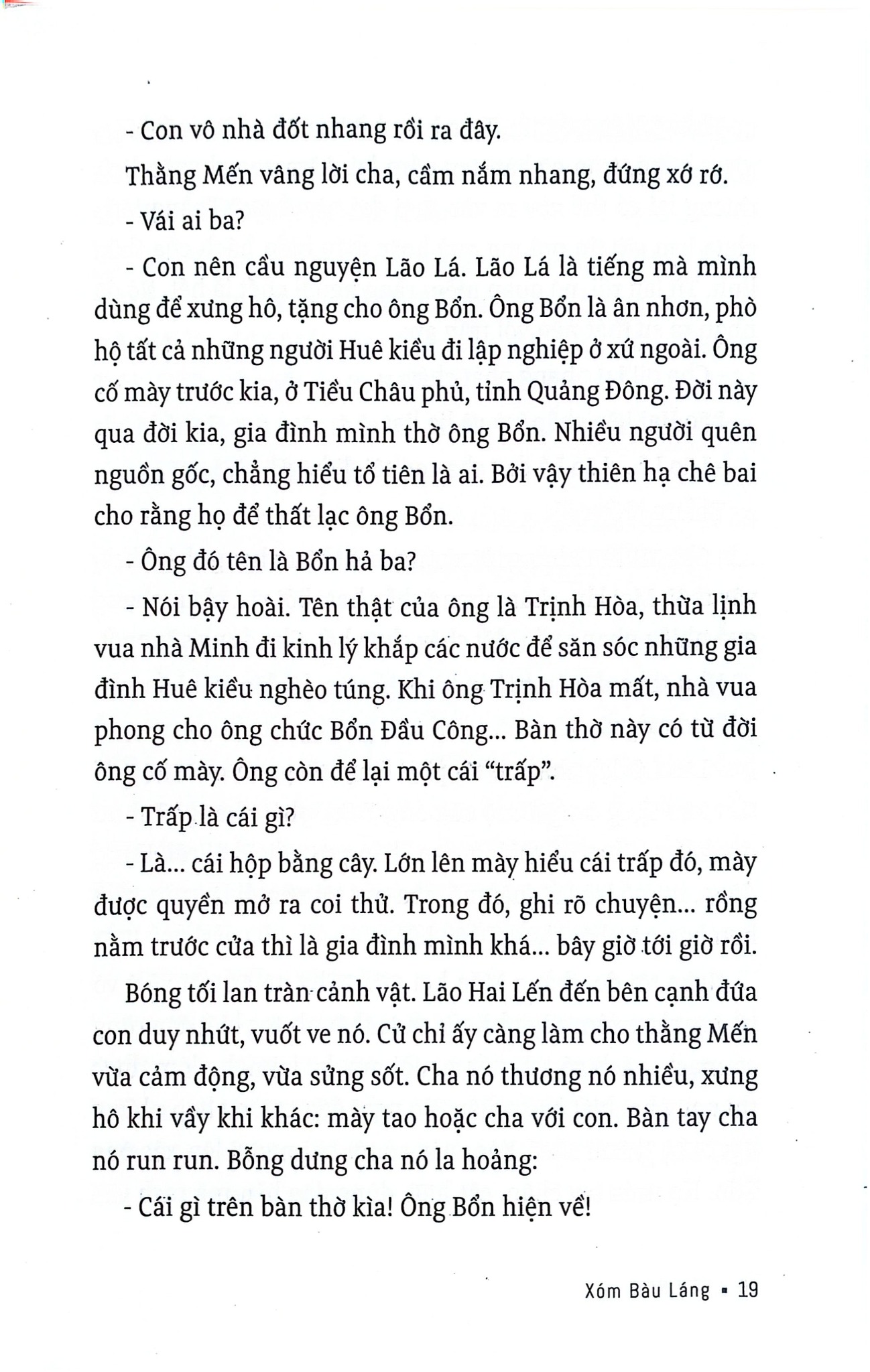 Xóm Bàu Láng - Sơn Nam