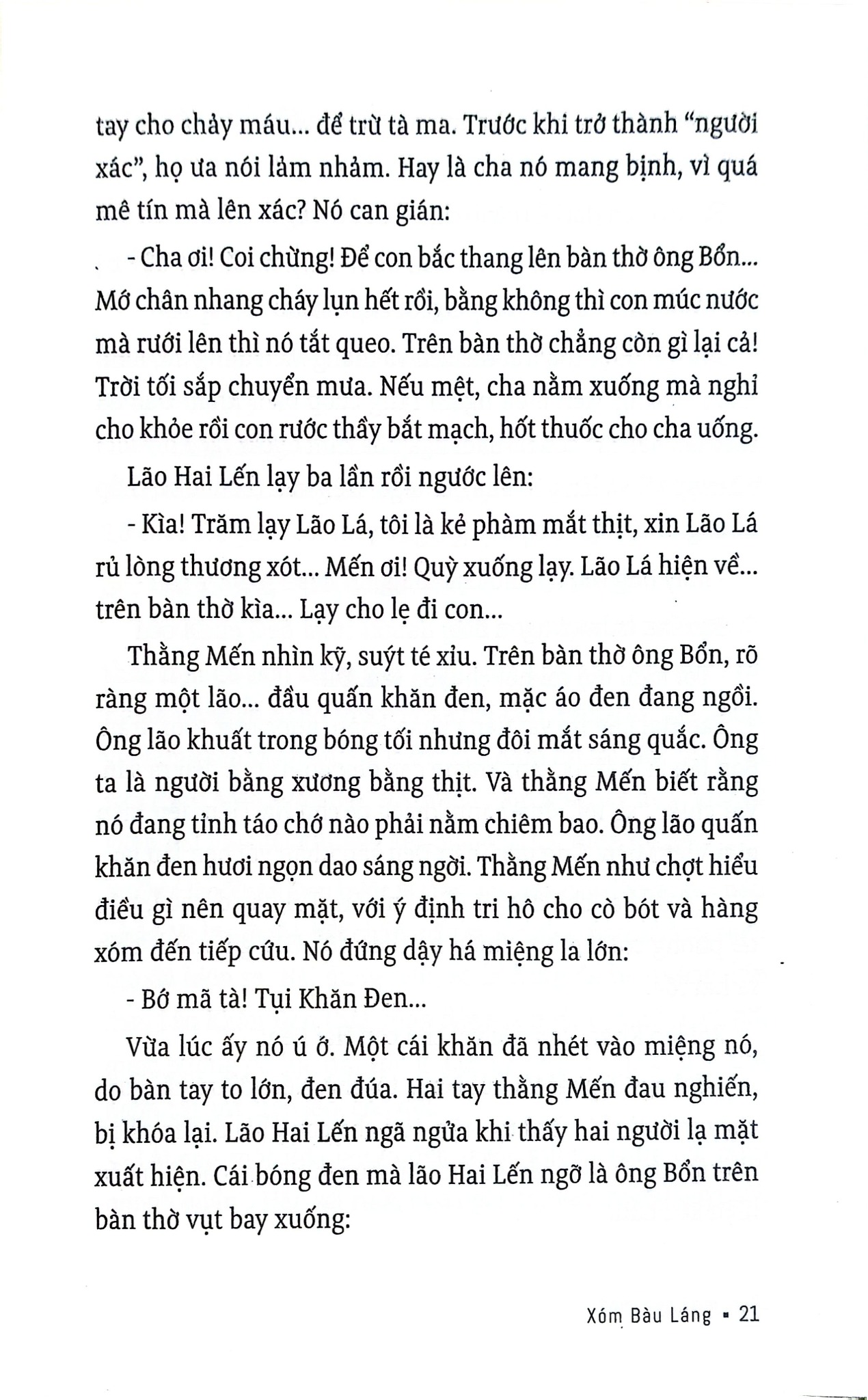 Xóm Bàu Láng - Sơn Nam