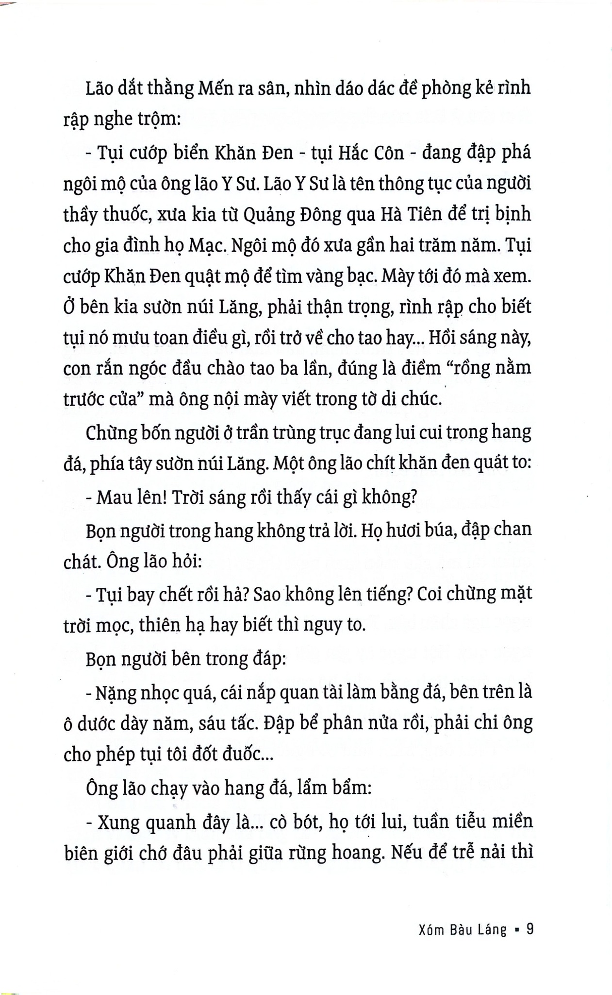 Xóm Bàu Láng - Sơn Nam