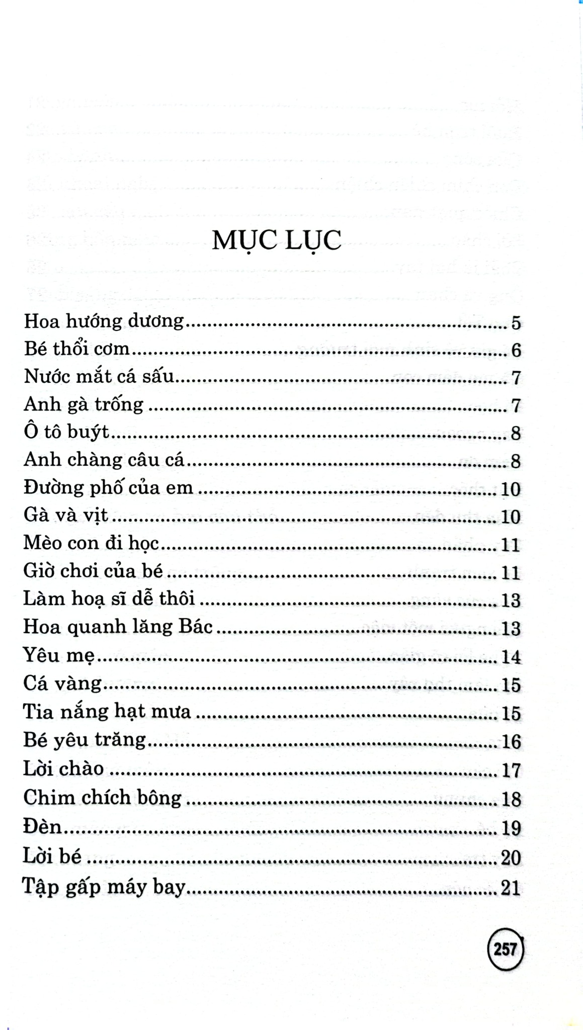 Thơ Cho Thiếu Nhi - Nhiều Tác Giả
