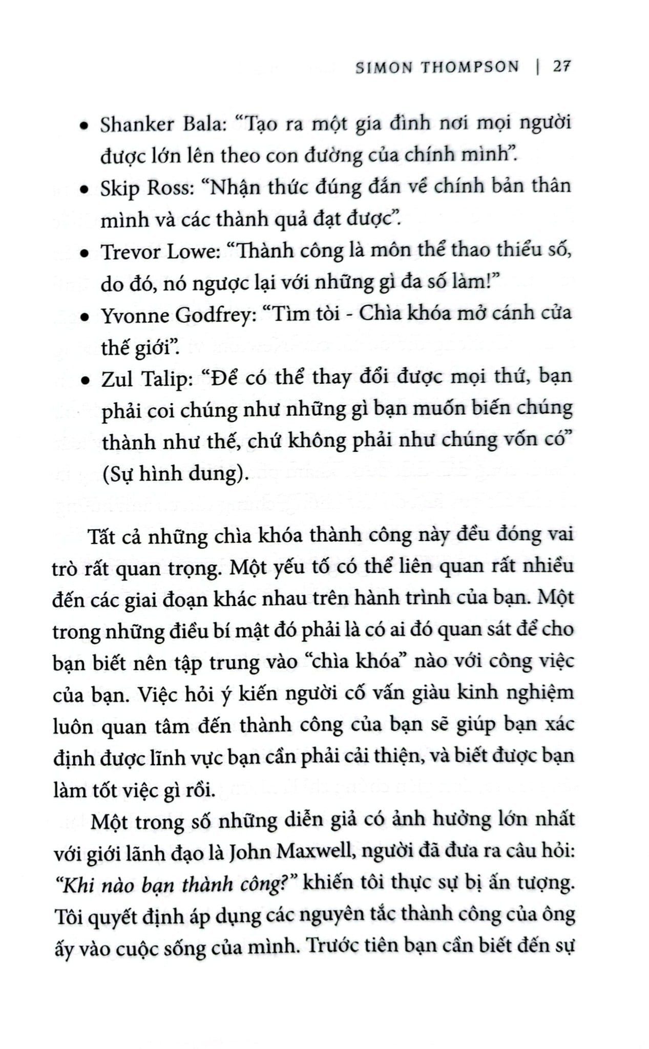 Khi Bạn Tắc Đường Thì Tôi Đang Chơi Golf - Simon Thompson