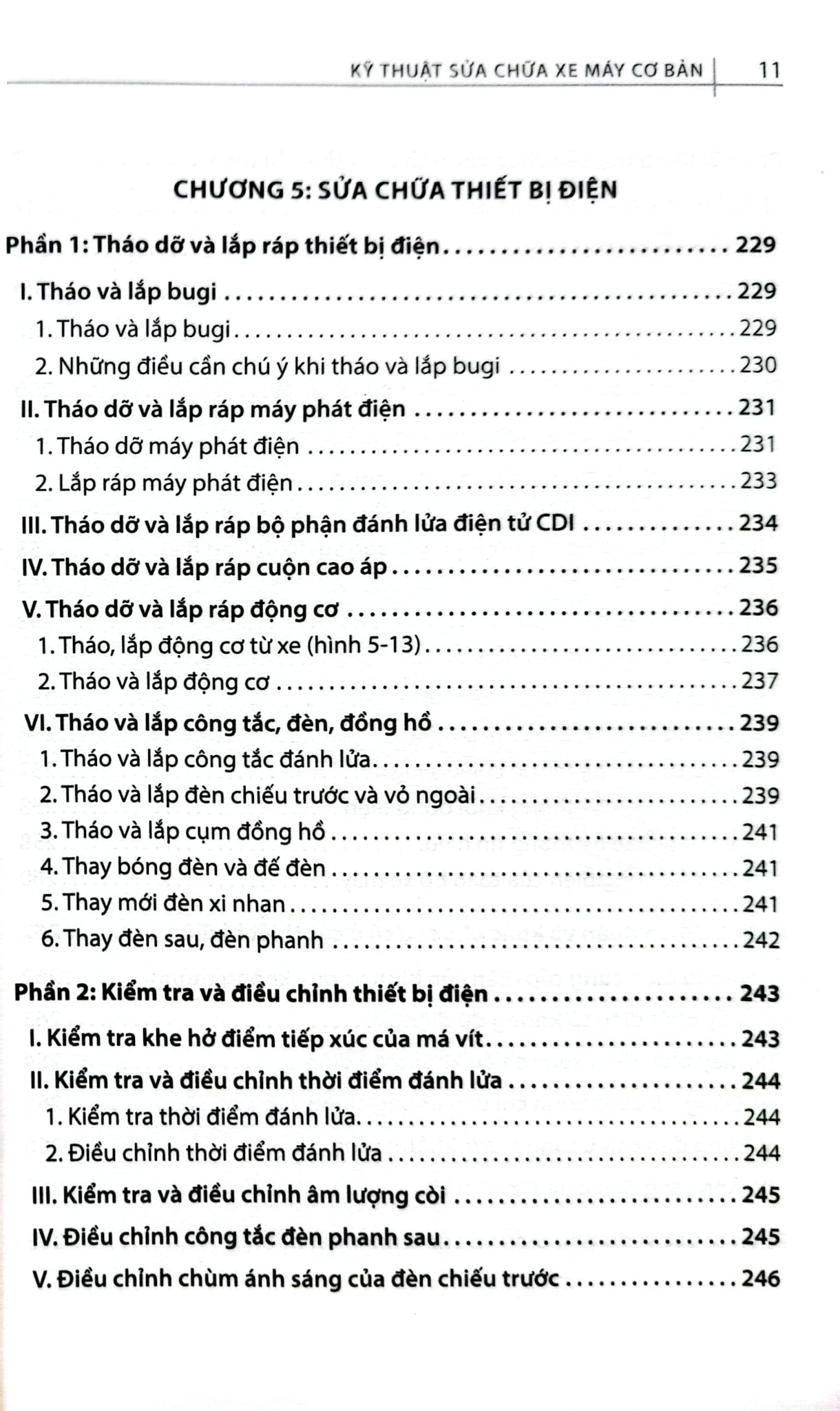 Kỹ Thuật Sửa Chữa Xe Máy Cơ Bản - Trí Cường