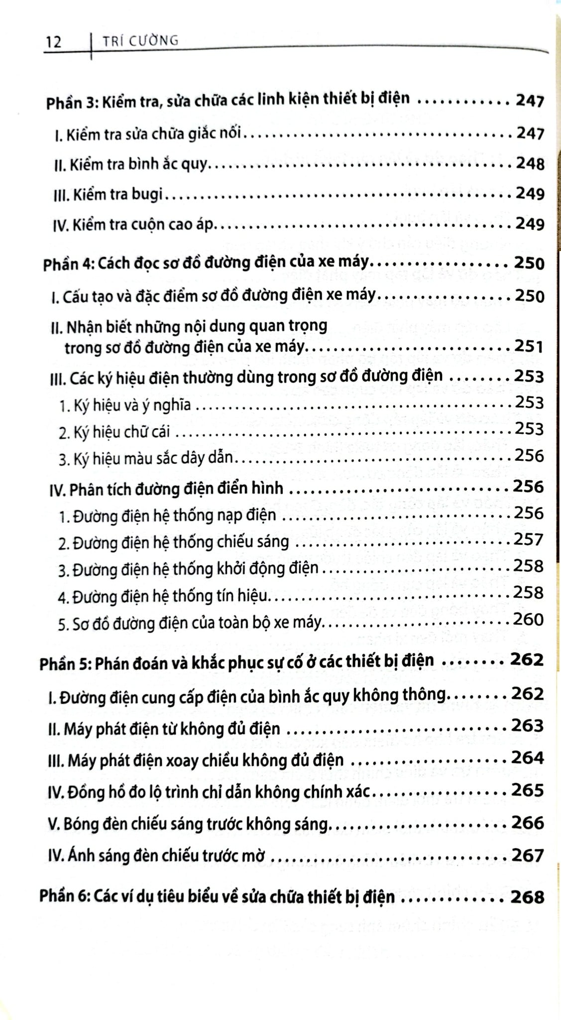 Kỹ Thuật Sửa Chữa Xe Máy Cơ Bản - Trí Cường