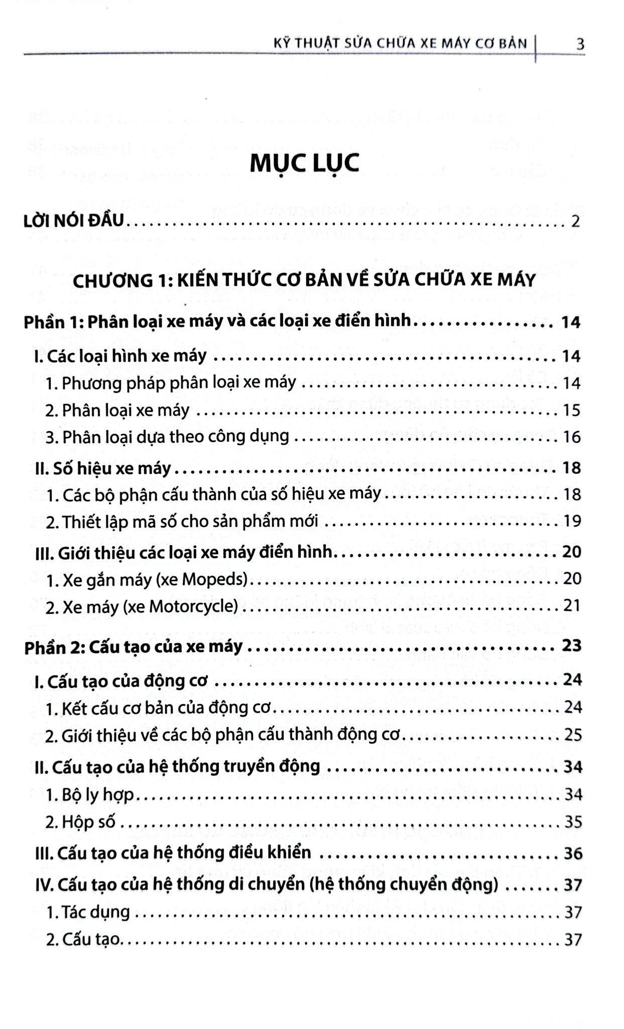 Kỹ Thuật Sửa Chữa Xe Máy Cơ Bản - Trí Cường