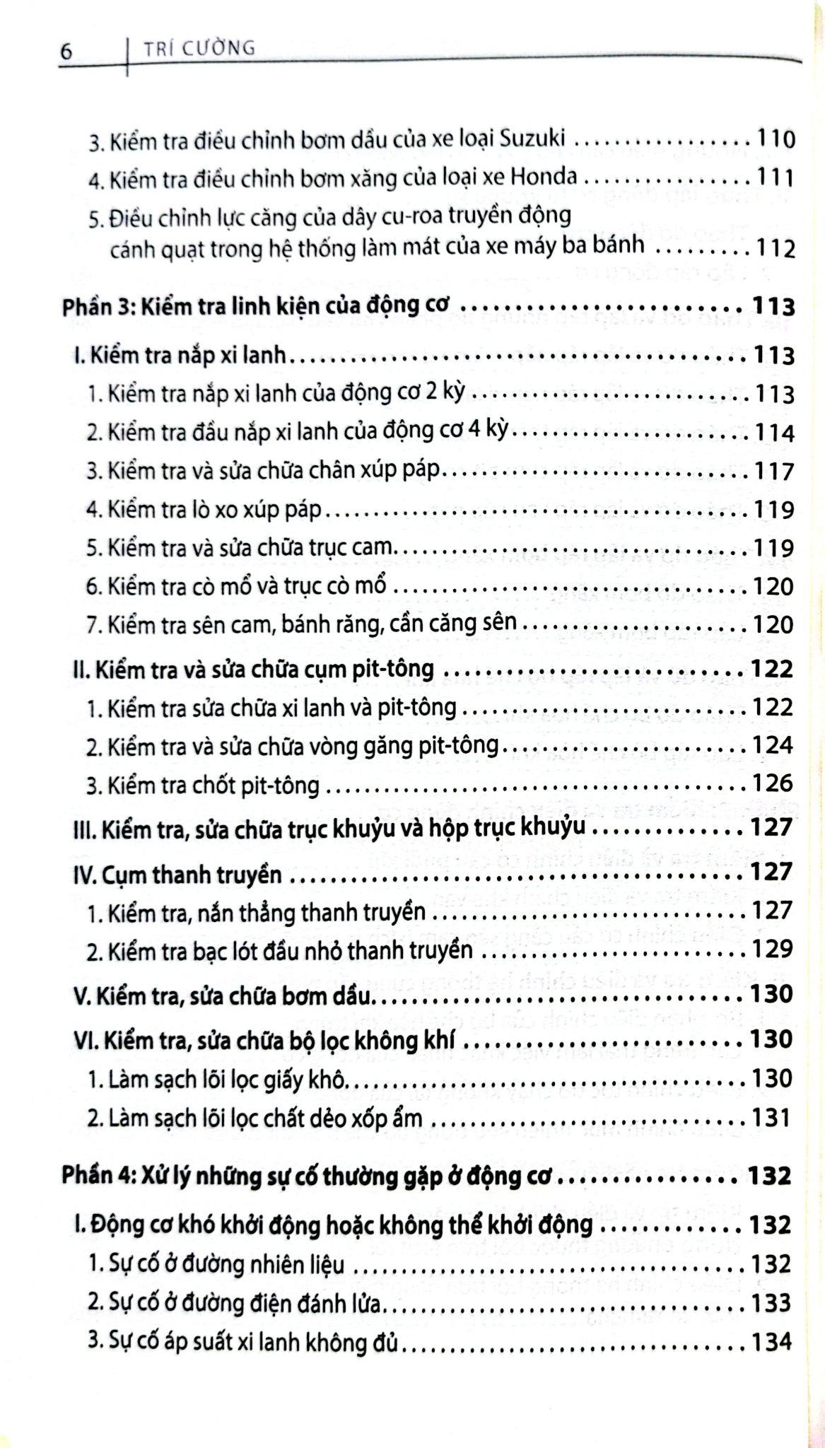 Kỹ Thuật Sửa Chữa Xe Máy Cơ Bản - Trí Cường