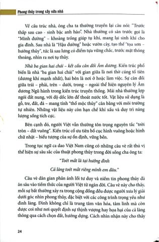  Phong Thủy Trong Xây Sửa Nhà - Khơi Dậy Năng Lượng Thịnh Vượng (Bìa Cứng) - Master Phùng Phương 