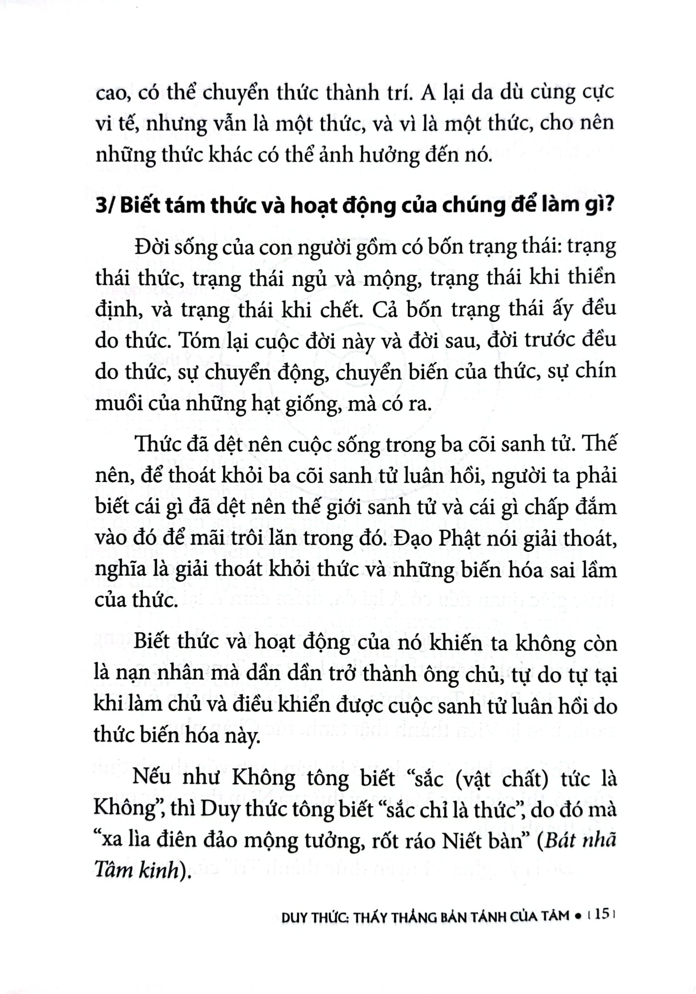 Duy Thức Thấy Thẳng Bản Tánh Của Tâm - Nguyễn Thế Đăng