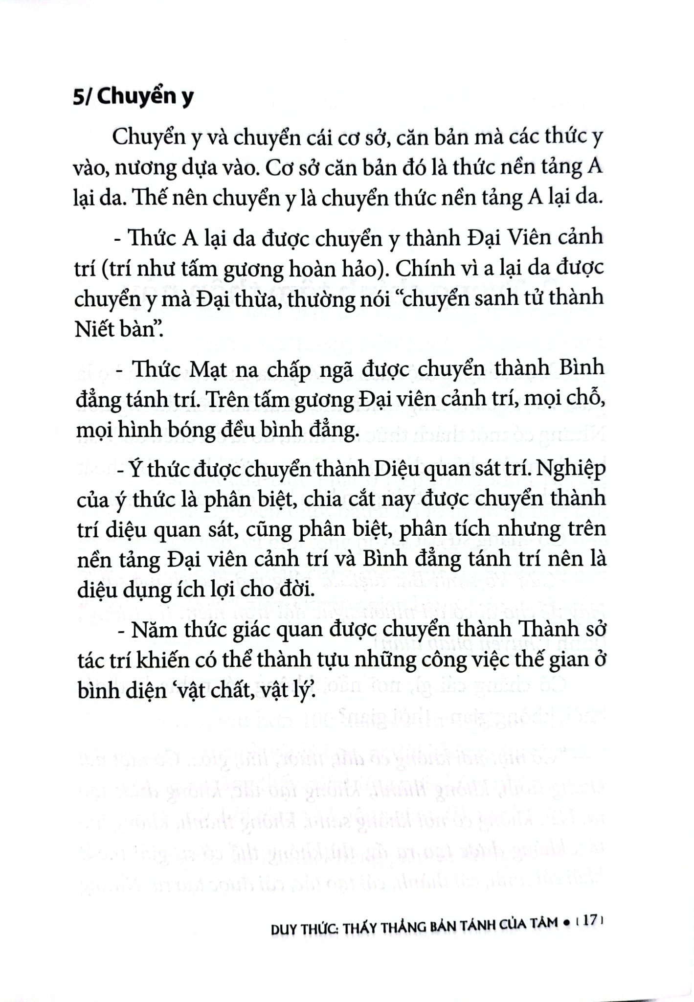 Duy Thức Thấy Thẳng Bản Tánh Của Tâm - Nguyễn Thế Đăng