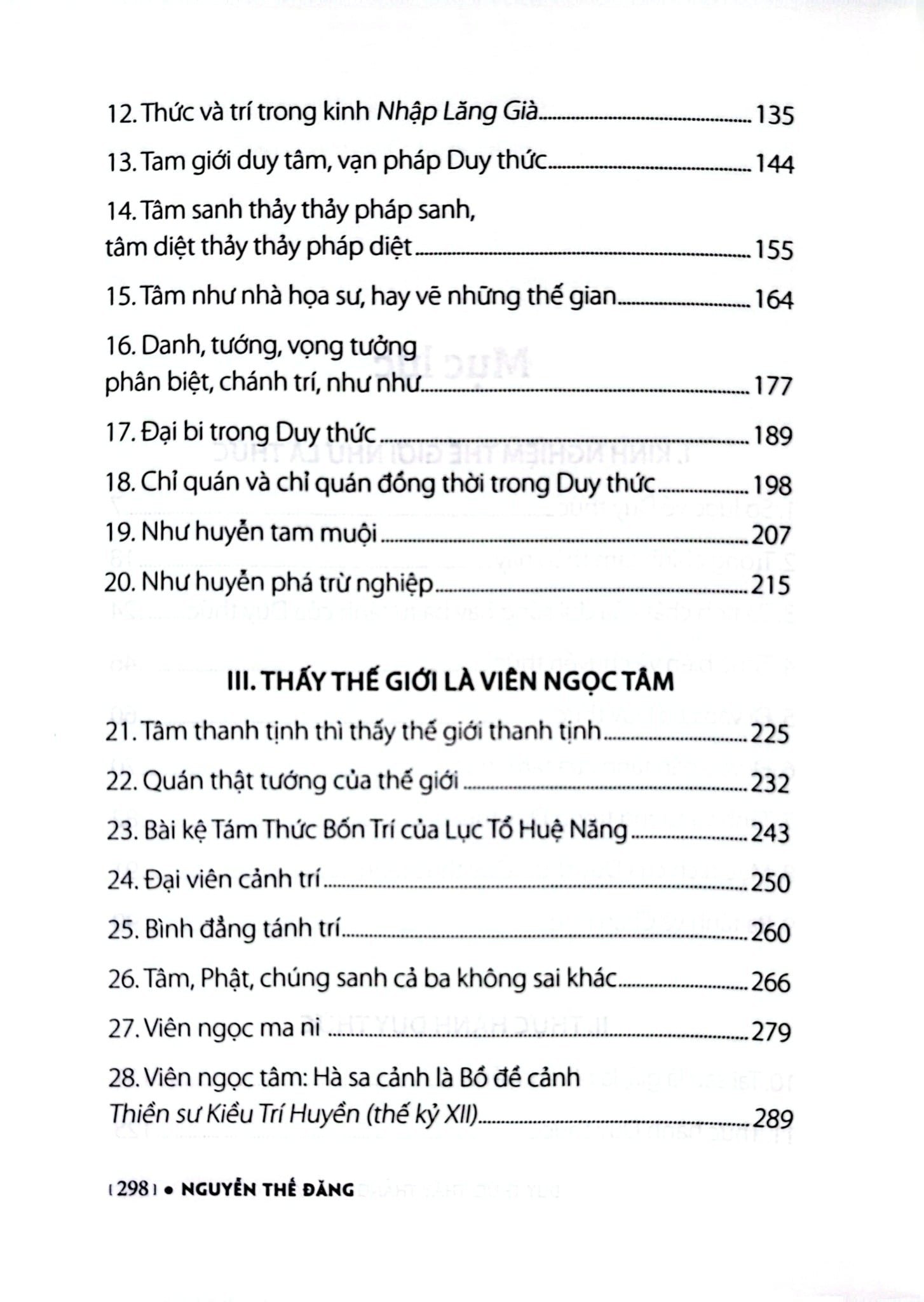 Duy Thức Thấy Thẳng Bản Tánh Của Tâm - Nguyễn Thế Đăng