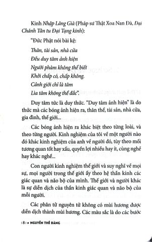  Duy Thức Thấy Thẳng Bản Tánh Của Tâm - Nguyễn Thế Đăng 