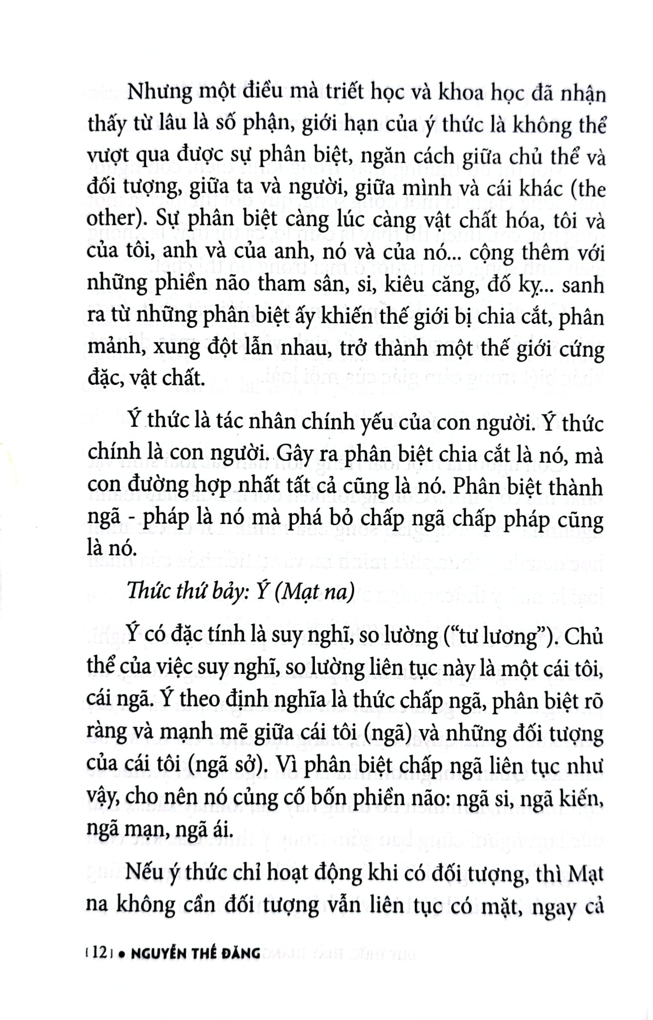 Duy Thức Thấy Thẳng Bản Tánh Của Tâm - Nguyễn Thế Đăng