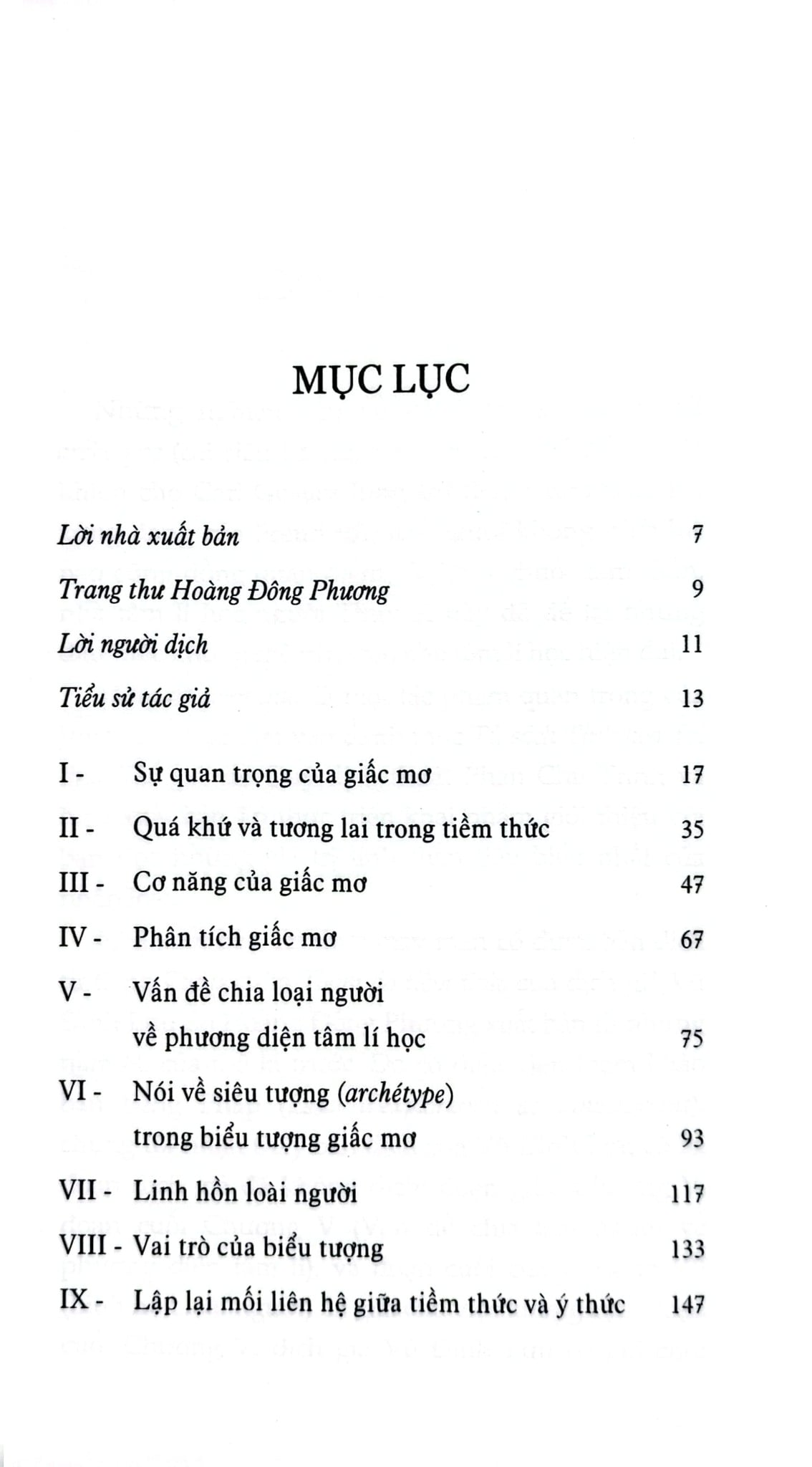 Thăm Dò Tiềm Thức  - Carl Gustav Jung