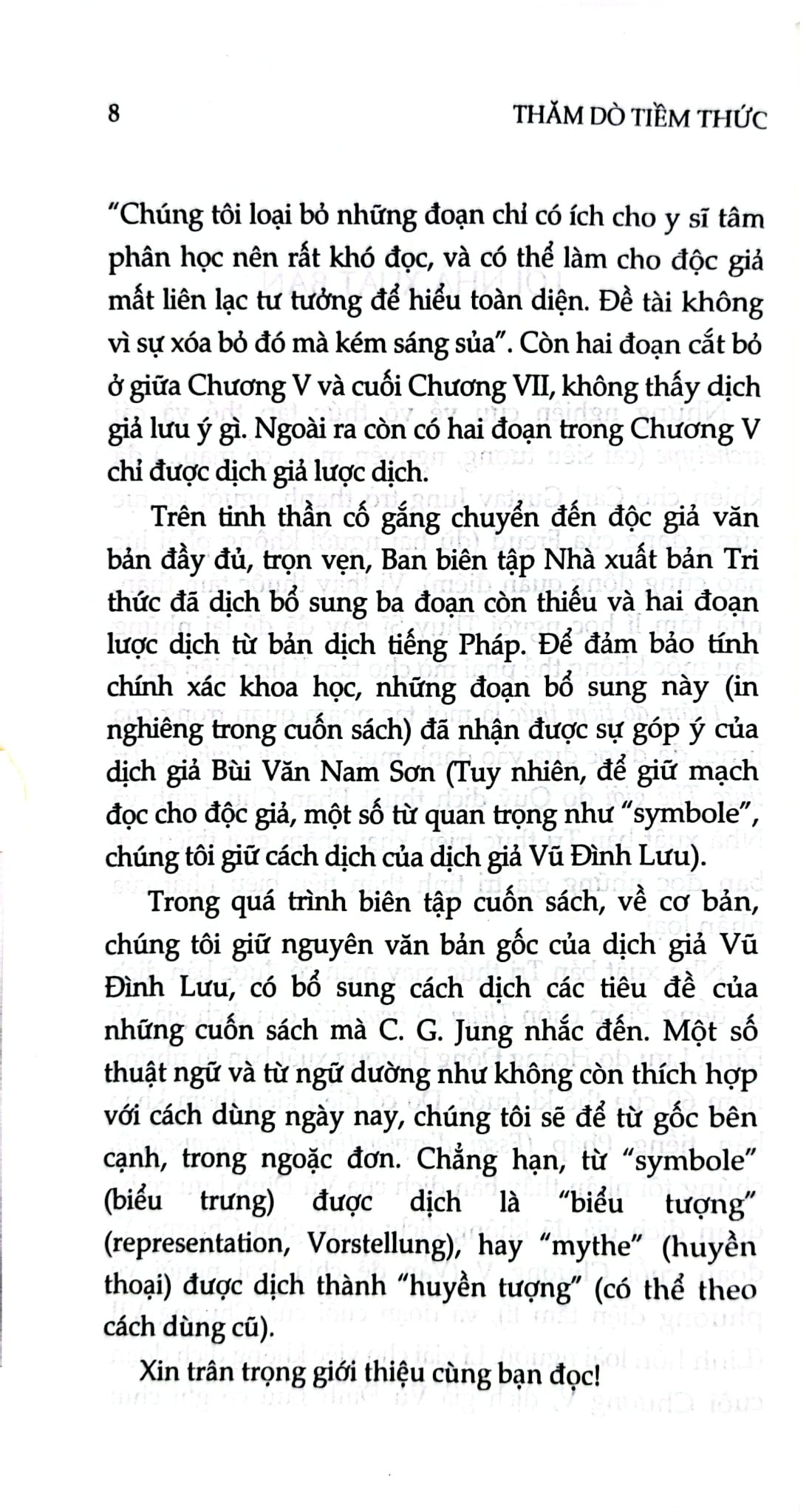 Thăm Dò Tiềm Thức  - Carl Gustav Jung