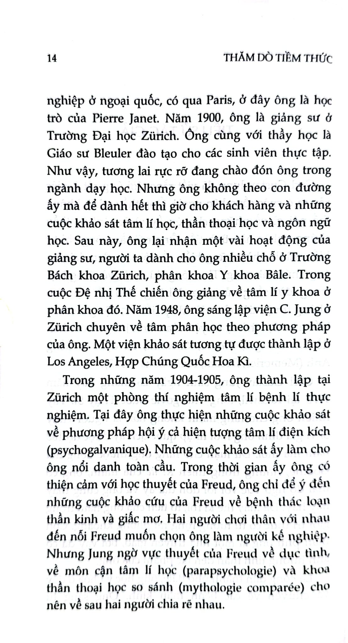 Thăm Dò Tiềm Thức  - Carl Gustav Jung