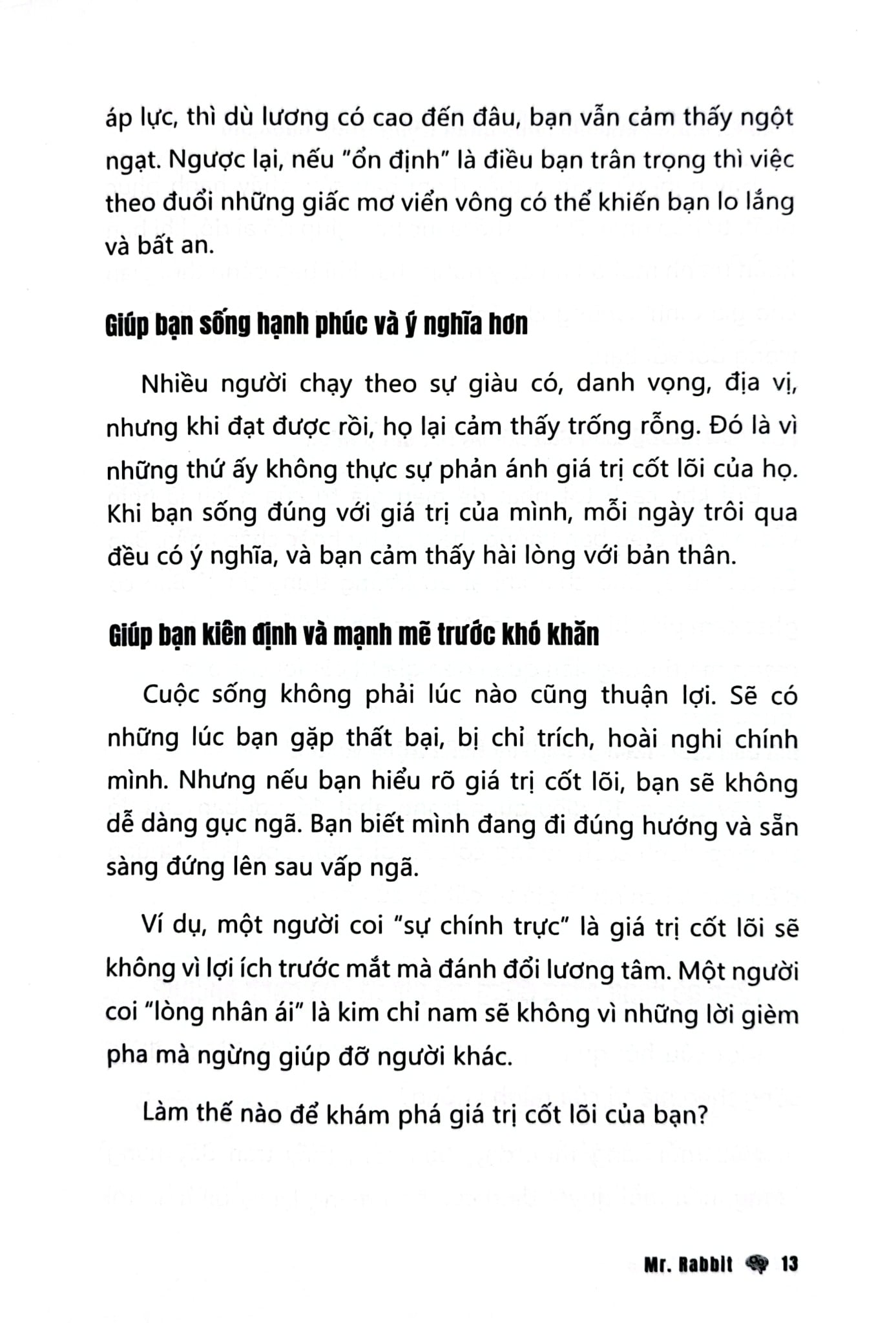 Tư Duy Đúng - 
Mr. Rabbit
