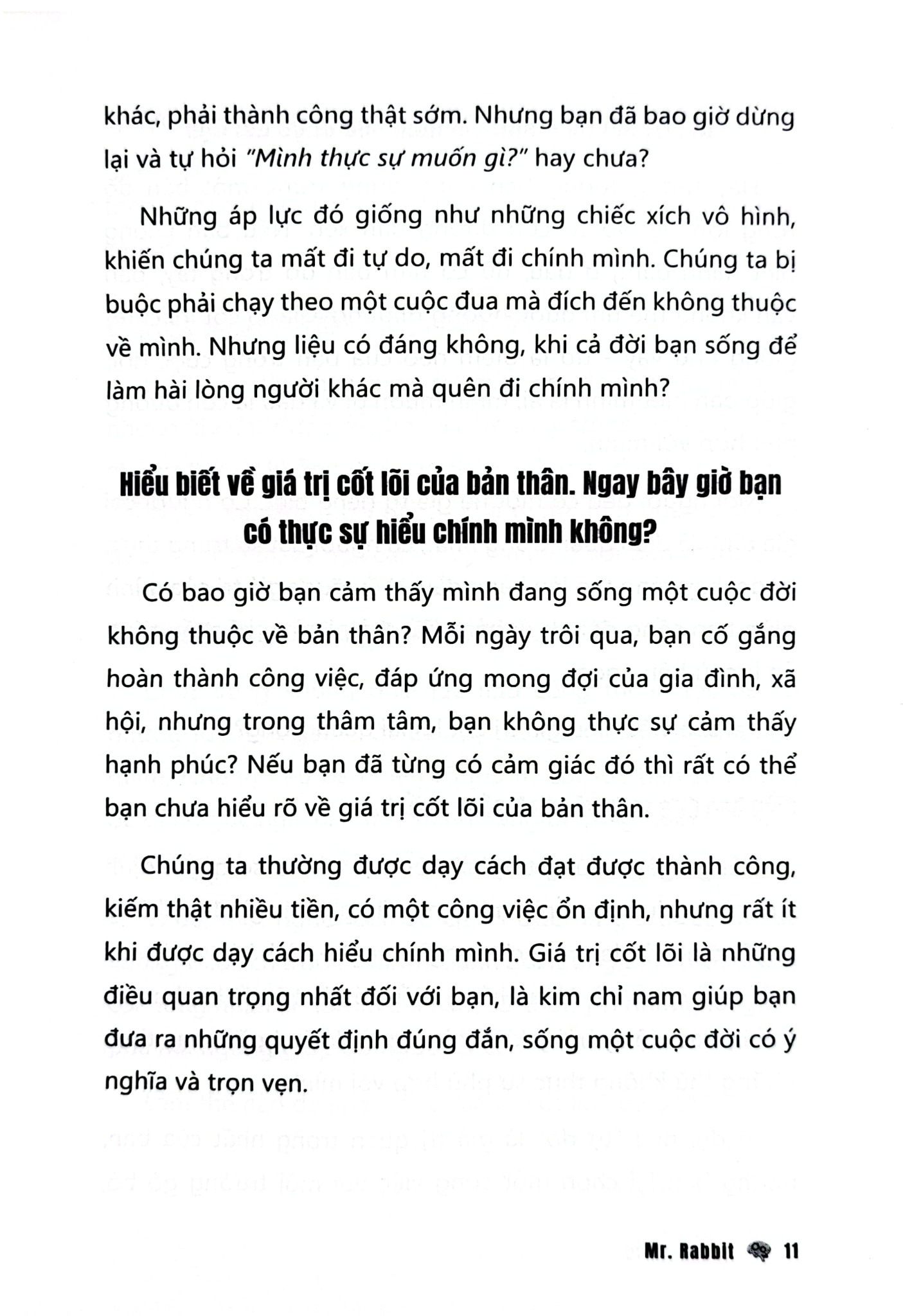 Tư Duy Đúng - 
Mr. Rabbit