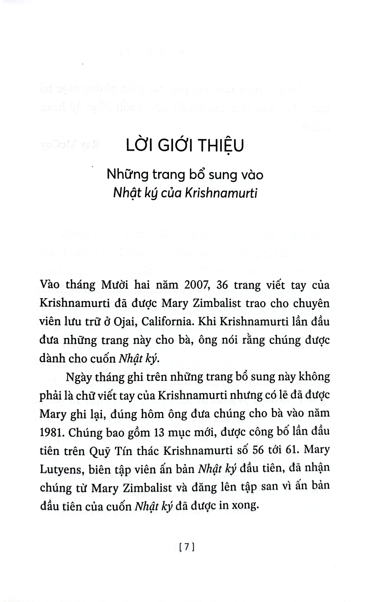 Vẻ Đẹp Của Cuộc Sống - J. Krishnamurti