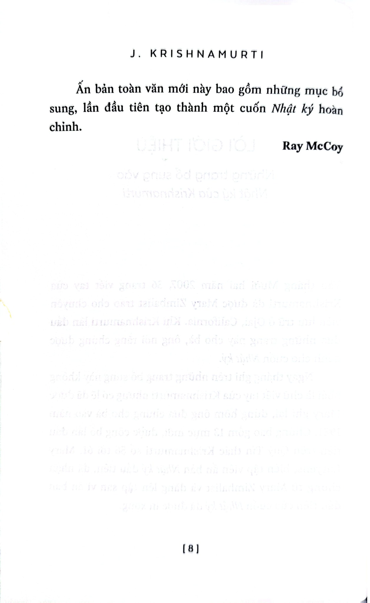 Vẻ Đẹp Của Cuộc Sống - J. Krishnamurti