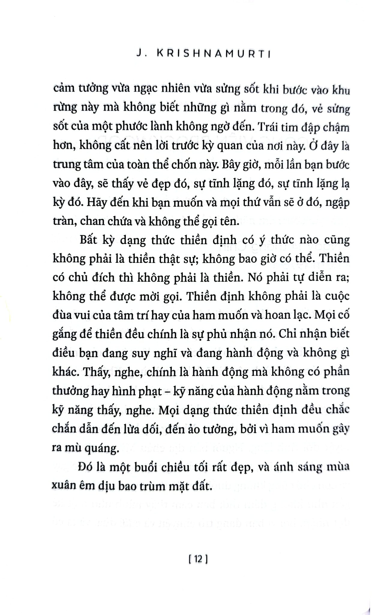 Vẻ Đẹp Của Cuộc Sống - J. Krishnamurti
