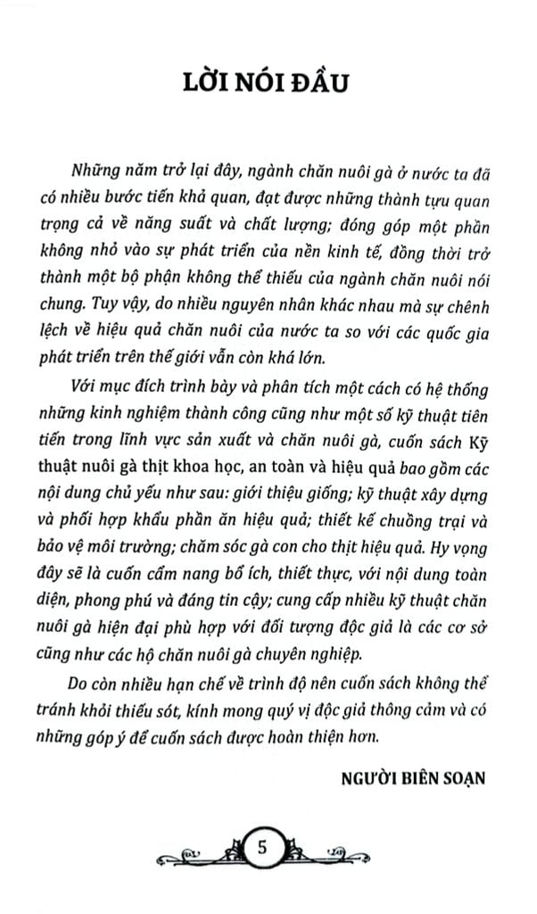 Sách Kỹ Thuật Nuôi Gà Thịt Khoa Học, An Toàn Và Hiệu Quả - Vũ Thùy An