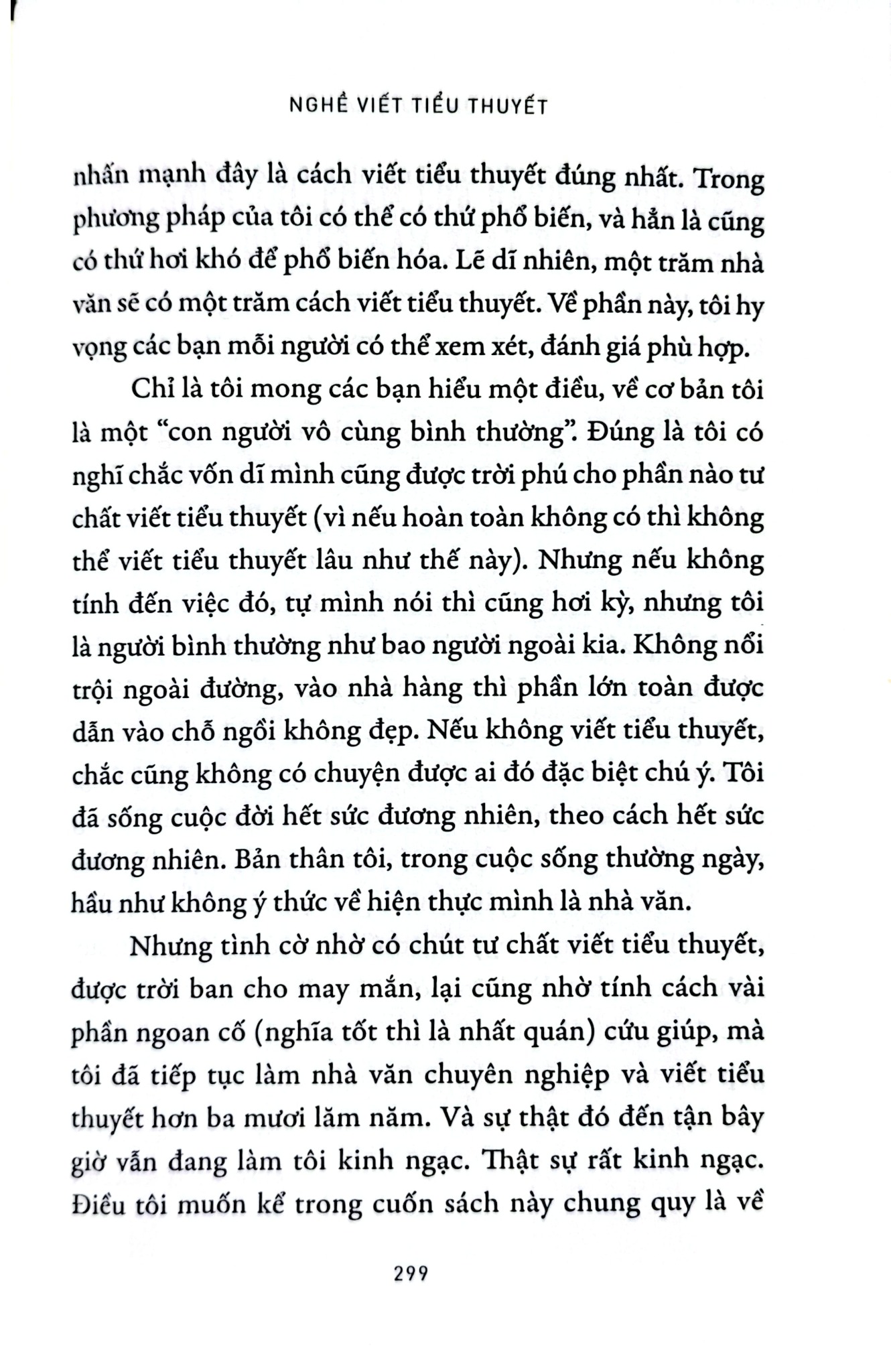 Nghề Viết Tiểu Thuyết - 
Haruki Murakami