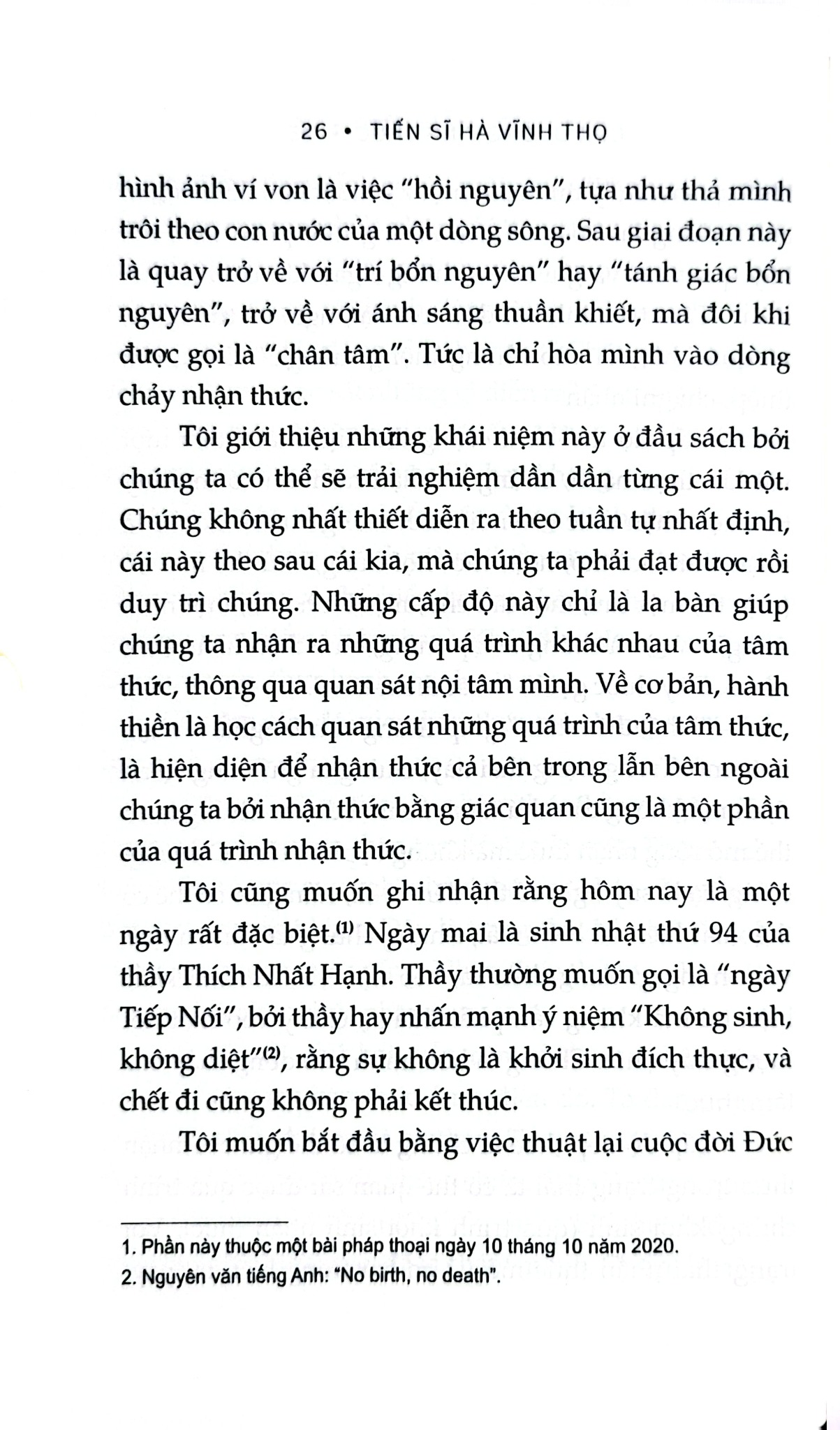 Con Đường Tỉnh Thức - GS Hà Vĩnh Thọ