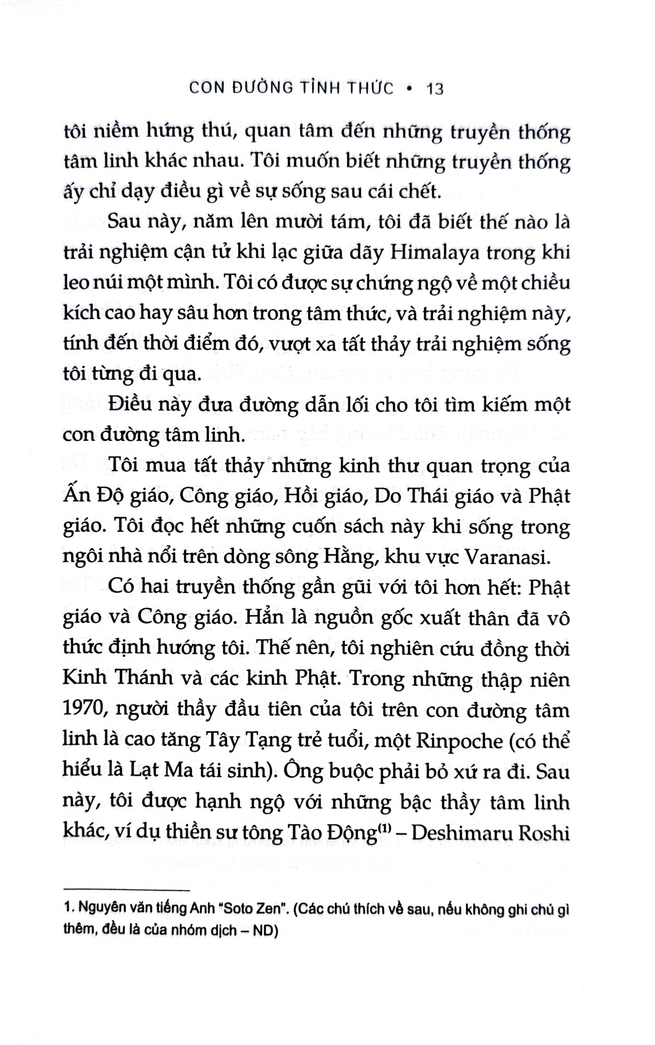 Con Đường Tỉnh Thức - GS Hà Vĩnh Thọ