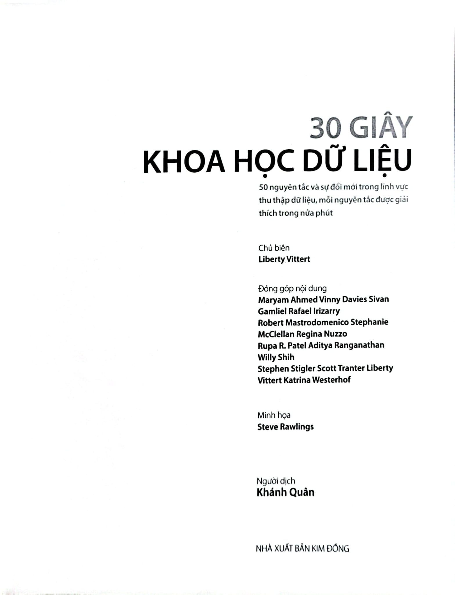 30 Giây Khoa Học - 30 Giây Khoa Học Dữ Liệu -  Liberty Vittert