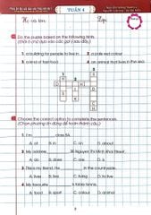 Phiếu Bài Tập Cuối Tuần Môn Tiếng Anh 5 (Dùng Chung Cho Các Bộ Sgk Hiện Hành) - Nguyễn Hoàng Thanh Ly, Nguyễn Văn Hai, Hồ Tấn Mẫn