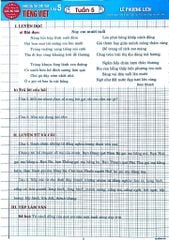 Phiếu Bài Tập Cuối Tuần Tiếng Việt 5 (Dùng Chung Cho Các Bộ Sgk Hiện Hành) - Lê Phương Liên