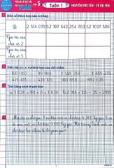 Phiếu Bài Tập Cuối Tuần Môn Toán Lớp 5 (Dùng Chung Cho Các Bộ Sgk Hiện Hành) - Nguyễn Đức Tấn