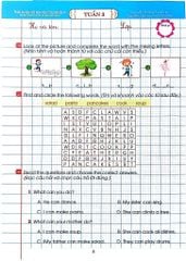 Phiếu Bài Tập Cuối Tuần Môn Tiếng Anh Lớp 4 (Dùng Chung Cho Các Bộ Sgk Hiện Hành) - Nguyễn Hoàng Thanh Ly