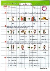Phiếu Bài Tập Cuối Tuấn Môn Tiếng Anh Lớp 3 (Biên Soạn Theo Chương Trình Gdpt Mới) - Nguyễn Hoàng Thanh Ly
