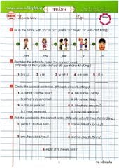 Phiếu Bài Tập Cuối Tuấn Môn Tiếng Anh Lớp 3 (Biên Soạn Theo Chương Trình Gdpt Mới) - Nguyễn Hoàng Thanh Ly