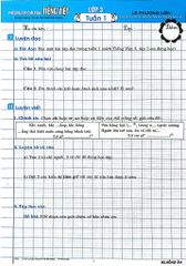 Phiếu Bài Tập Cuối Tuấn Môn Tiếng Việt Lớp 3 (Biên Soạn Theo Chương Trình Gdpt Mới) - Lê Phương Liên