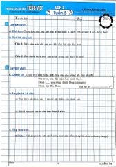 Phiếu Bài Tập Cuối Tuấn Môn Tiếng Việt Lớp 3 (Biên Soạn Theo Chương Trình Gdpt Mới) - Lê Phương Liên