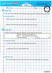 Phiếu Bài Tập Cuối Tuấn Môn Tiếng Việt Lớp 3 (Biên Soạn Theo Chương Trình Gdpt Mới) - Lê Phương Liên