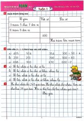 Phiếu Bài Tập Cuối Tuần Môn Toán Lớp 3 (Biên Soạn Theo Chương Trình Gdpt Mới) - Tô Thị Yến, 
Nguyễn Đức Tấn