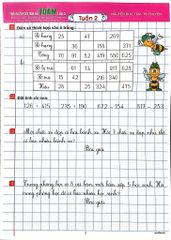 Phiếu Bài Tập Cuối Tuần Môn Toán Lớp 3 (Biên Soạn Theo Chương Trình Gdpt Mới) - Tô Thị Yến, 
Nguyễn Đức Tấn