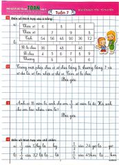 Phiếu Bài Tập Cuối Tuần Môn Toán Lớp 3 (Biên Soạn Theo Chương Trình Gdpt Mới) - Tô Thị Yến, 
Nguyễn Đức Tấn