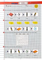Phiếu Bài Tập Cuối Tuần Môn Tiếng Anh Lớp 1 (Dùng Chung Cho Các Bộ Sgk Hiện Hành) -  
Nguyễn Hoàng Thanh Ly