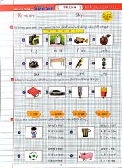 Phiếu Bài Tập Cuối Tuần Môn Tiếng Anh Lớp 1 (Dùng Chung Cho Các Bộ Sgk Hiện Hành) -  
Nguyễn Hoàng Thanh Ly