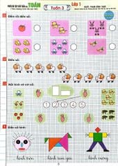 Phiếu Bài Tập Cuối Tuần Môn Toán Lớp 1 (Dùng Chung Cho Các Bộ Sgk Hiện Hành) - Phạm Đình Thực