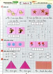 Phiếu Bài Tập Cuối Tuần Môn Toán Lớp 1 (Dùng Chung Cho Các Bộ Sgk Hiện Hành) - Phạm Đình Thực