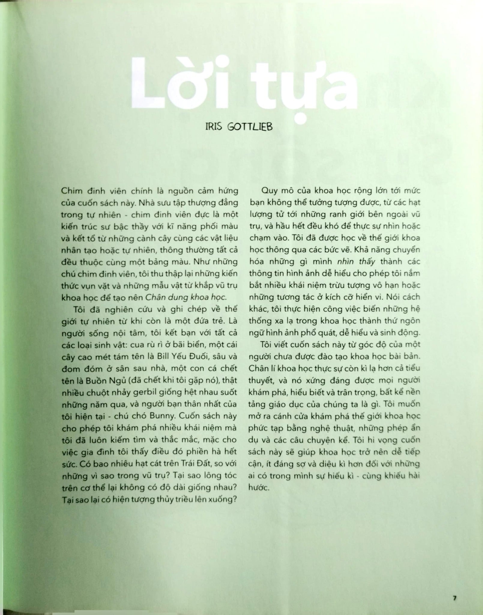 Chân Dung Khoa Học - Iris Gottlieb