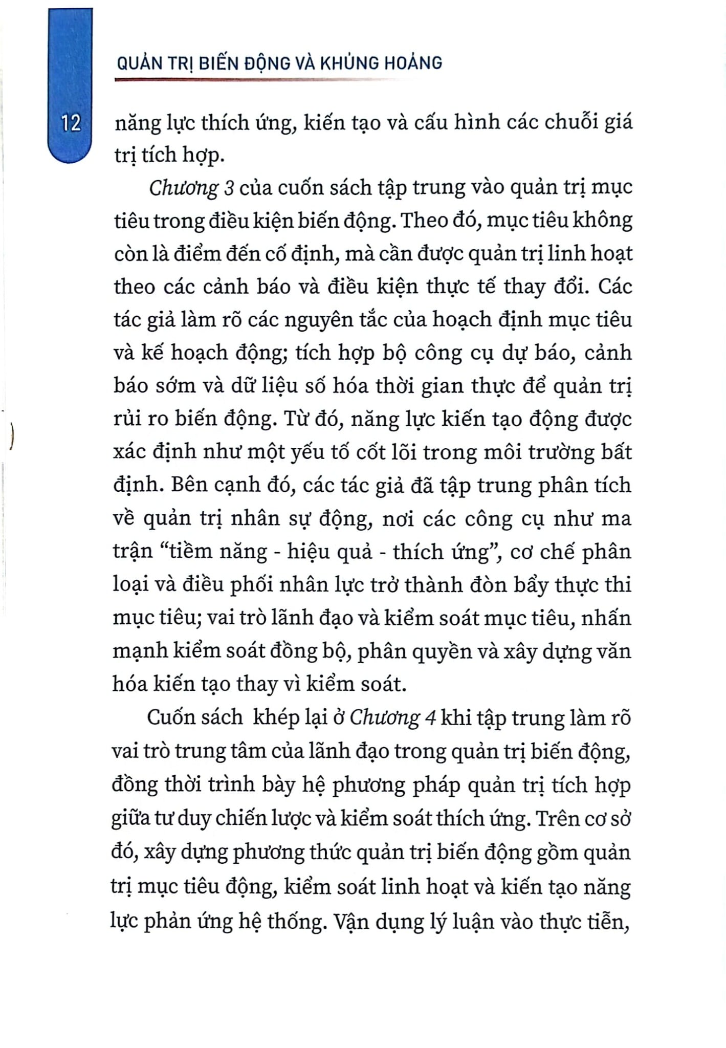 Quản Trị Biến Động Và Khủng Hoảng (Xuất Bản Lần Thứ Hai) (CTQG) - TS. Lê Mạnh Hùng (Chủ biên)