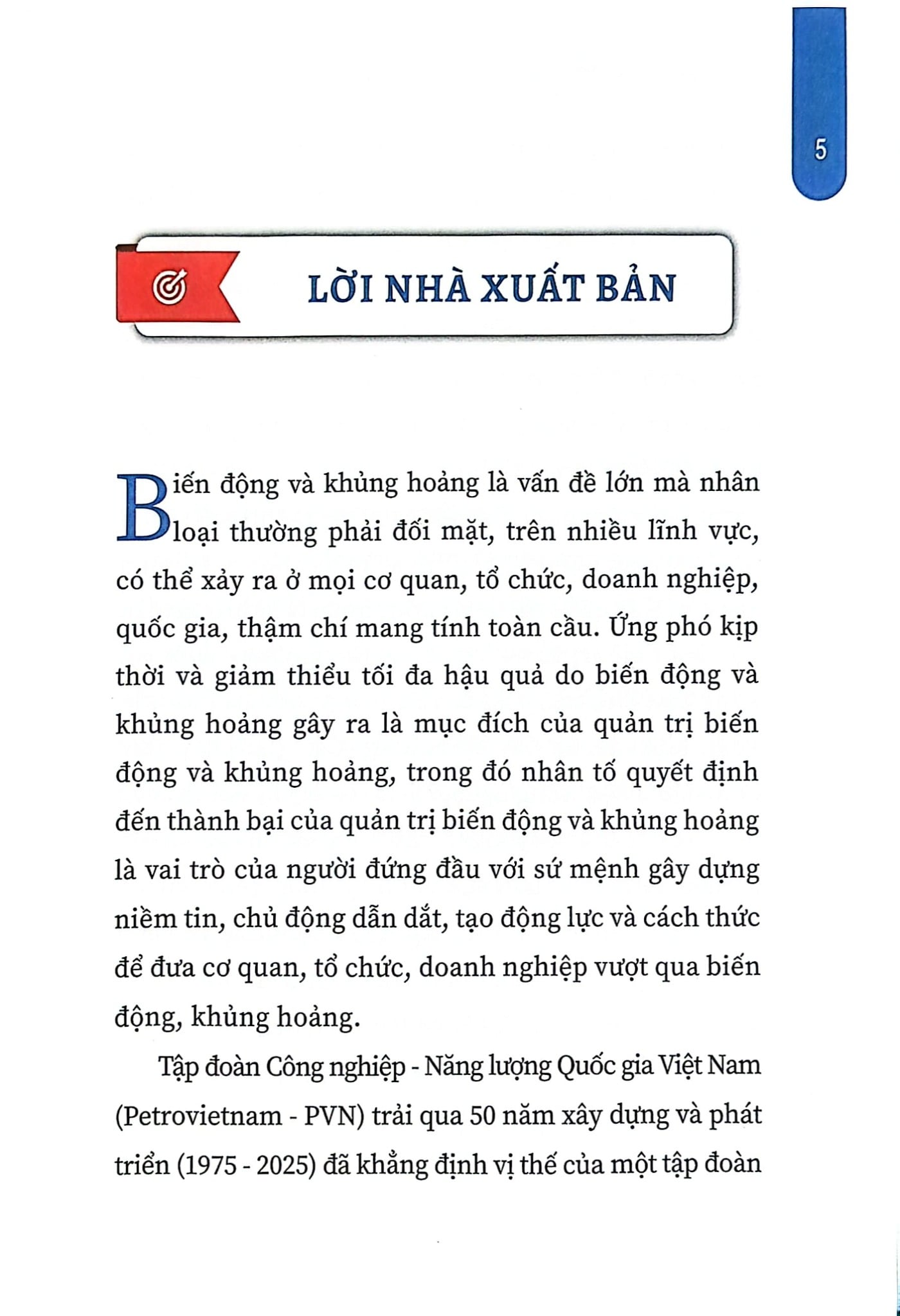 Quản Trị Biến Động Và Khủng Hoảng (Xuất Bản Lần Thứ Hai) (CTQG) - TS. Lê Mạnh Hùng (Chủ biên)
